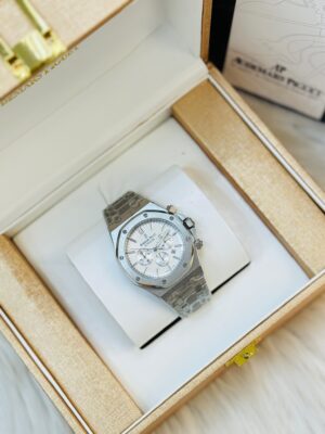 AP Royal Oak Chronograph White Dial