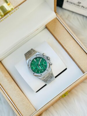 AP Royal Oak Green Dial Stainless Steel