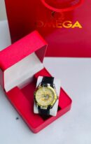 Black Two Tone Aqua Terra Omega Watch