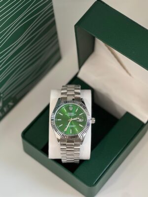 Rolex Datejust Green Dial Watch