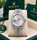 Rolex Datejust Silver White Dial Watch in Oman