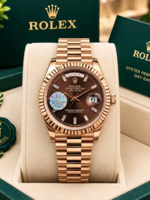 Rolex Day-Date 40 228235 Chocolate Dial