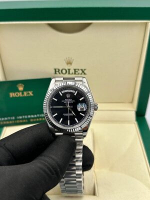 Rolex Day-Date Black Dial Watch