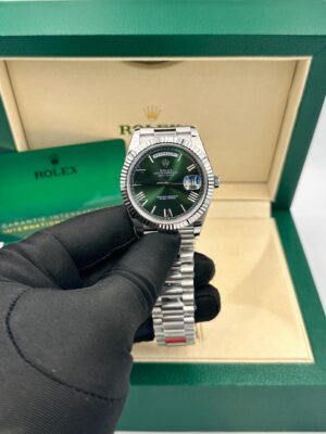 Rolex Day-Date Green Dial Watch