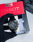 Tissot 1853 Black Leather Strap Black Bezel