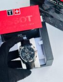 Tissot 1853 Chronograph Black Leather Strap