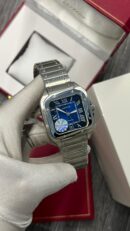 Cartier Santos Blue Dial Watch