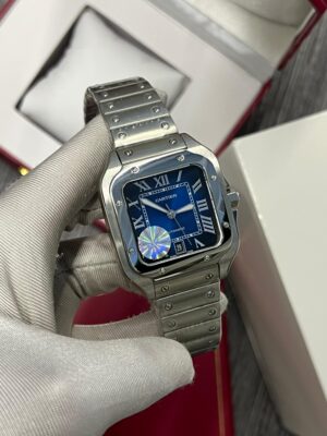 Cartier Santos Blue Dial Watch