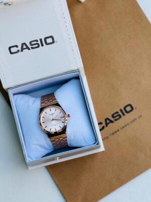 Casio MTP White Dial Watch
