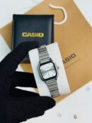 Casio Vintage Silver White Dial Watch