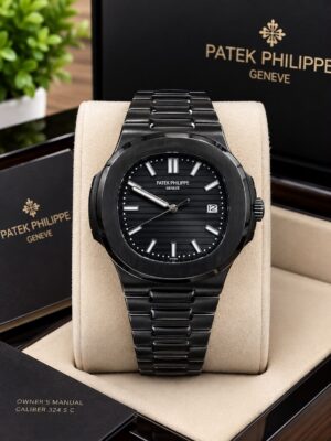 Patek Philippe Nautilus Black Dial Watch
